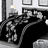 Duvet Cover, Duvet Cover Set, Complete Duvet Cover Set, Margret black Stripe Duvet Cover, Bedding Set,Bedding SetDuvet Covers, single duvet covers, double duvet covers, king size duvet covers, microfiber duvet covers sets, Microfiber bedding sets, 4Pcs Duvet Covers